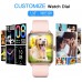 Dirrelo Smart Watch for Android Phones and iPhone Compatible, Smart Watches for Women Men, 5ATM Waterproof Fitness Smartwatch with Heart Rate Monitor &amp; Sleep Tracker &amp; Blood Oxygen Monitor, Pink