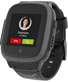 XPLORA X5 Play - Watch Phone for Children (SIM Free) 4G - Calls, Messages, Kids School Mode, SOS Function, GPS Location, Camera and Pedometer (Black)